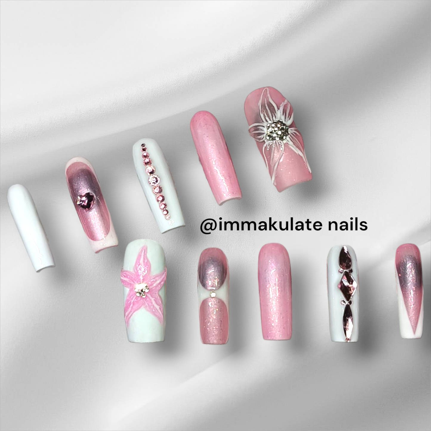 whimsical fairy vibe nails